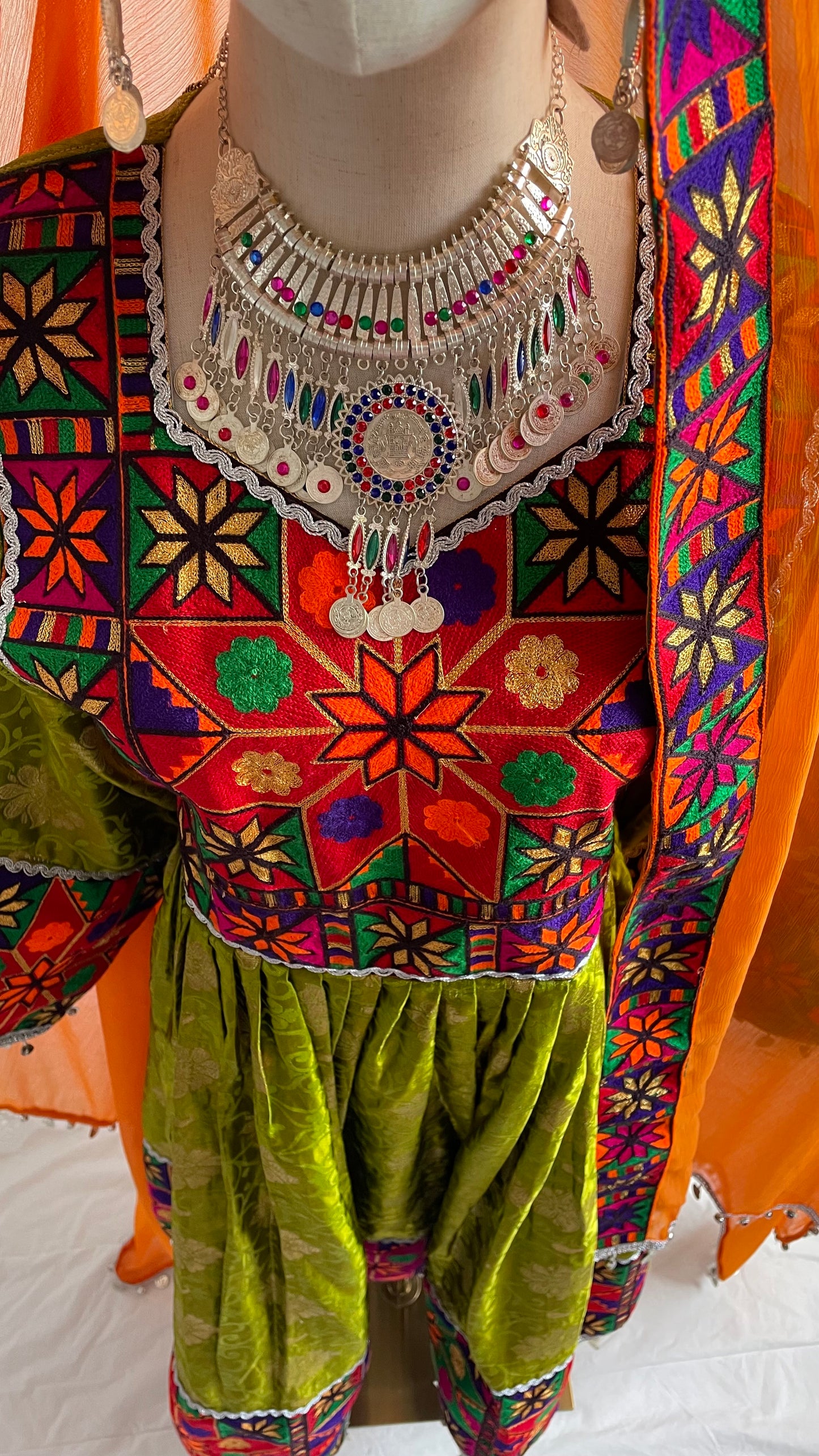 🌱Zarina Afghan Dress