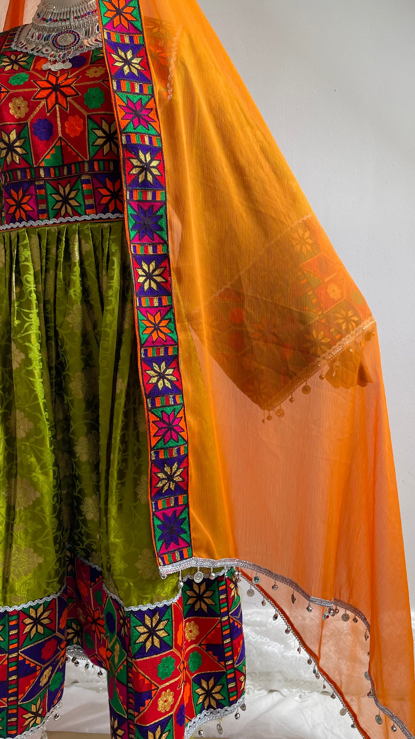 🌱Zarina Afghan Dress