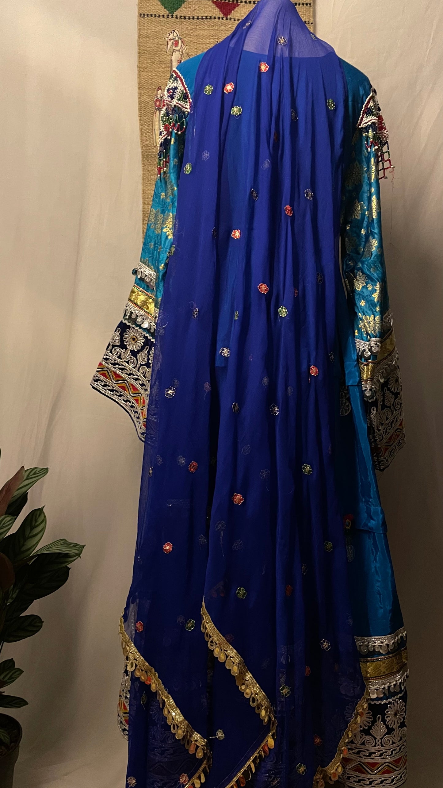 Ocean  Premium Afghan vintage dress