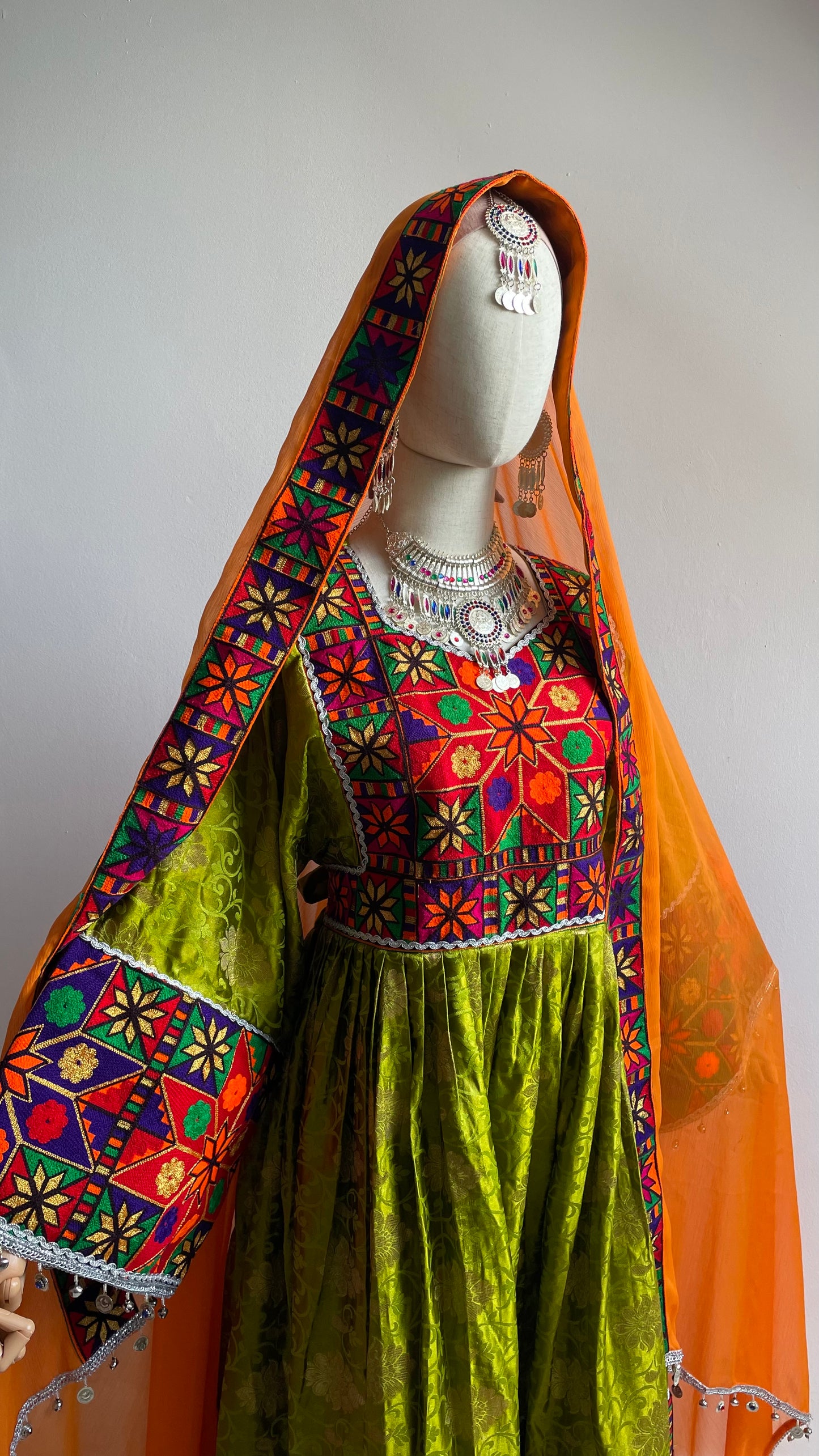 🌱Zarina Afghan Dress