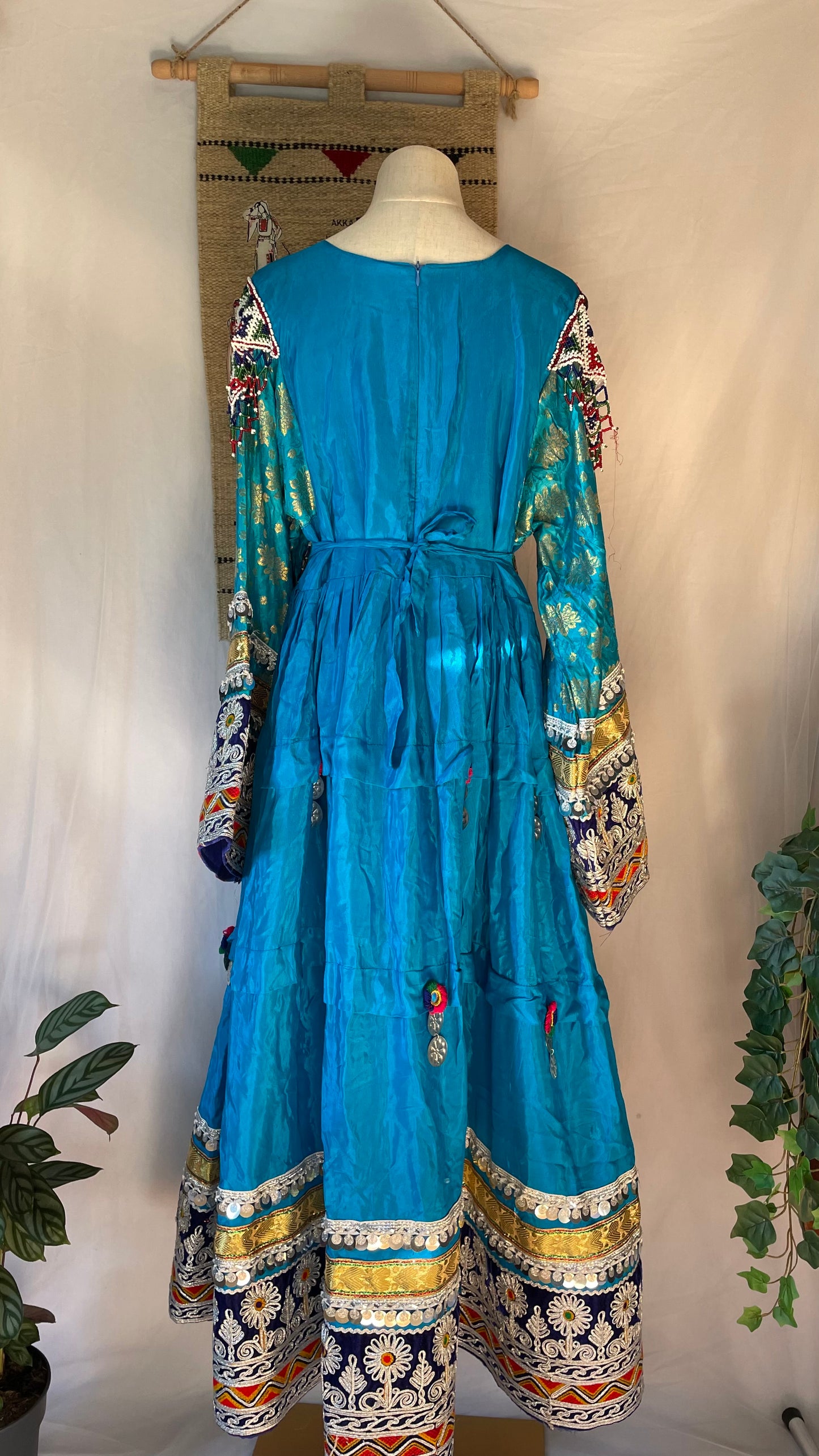 Ocean  Premium Afghan vintage dress