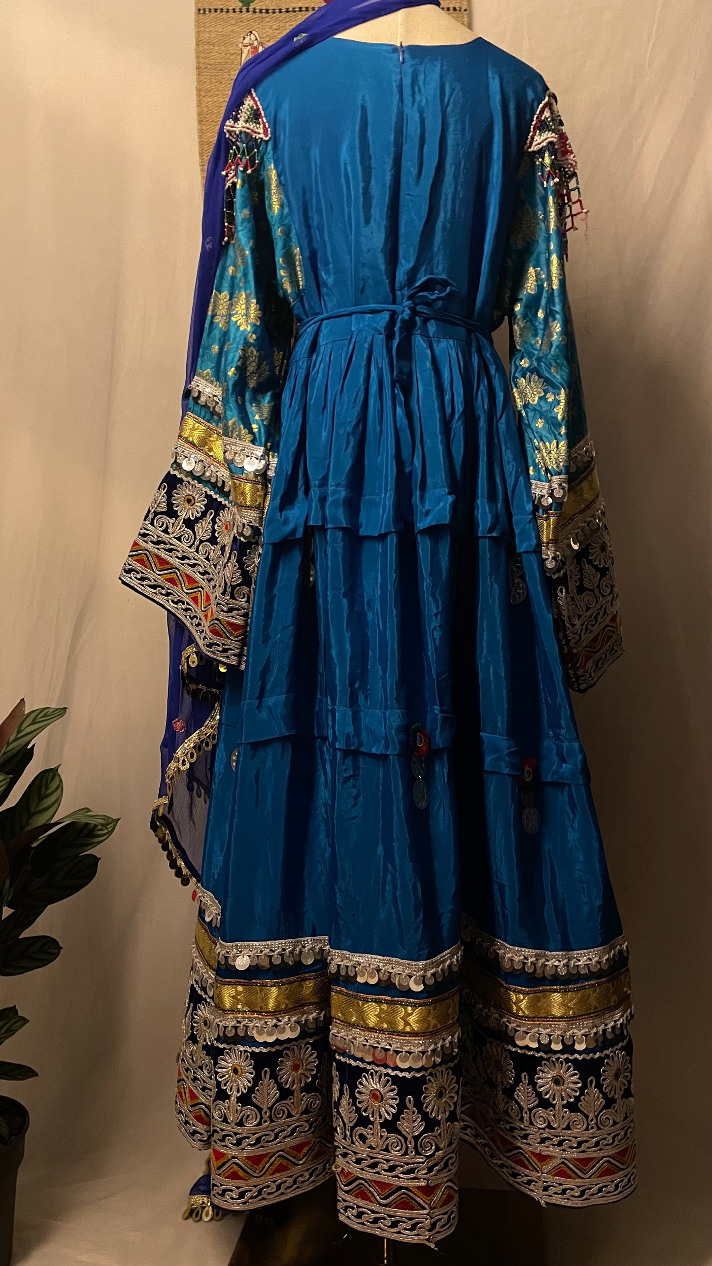 Ocean  Premium Afghan vintage dress